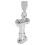 Brass A2 Pedal Flush Valve with Retractable Function, Silver 4