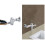 Brass A2 Pedal Flush Valve with Retractable Function, Silver 5