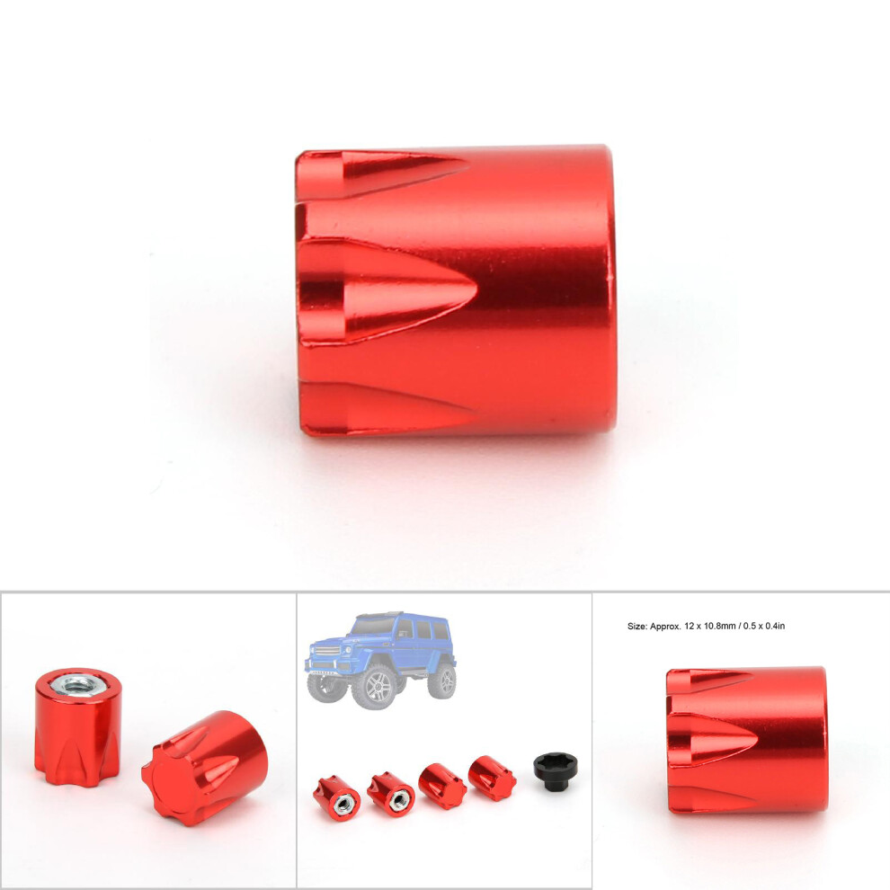 Cappes De Moyeu 4Pcs Pour Roue Rc M4 - Adaptã© Trx4 / Scx10 / D90 / Tamiya 3411392316933