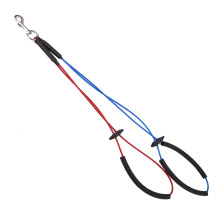 Hund Hund Katzen Pflege Schleife Verstellbare Doppelleine Seil, Stahl, 45-65cm