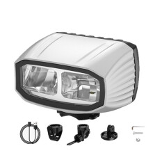 Luces de Bicicleta para Ciclismo Nocturno, Luces LED Recargables para Bicicleta, Luz Frontal para Bicicleta, Impermeable y Recargable por USB A.