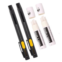 Marqueur pour Tissu Effaçable à Chaud pour Couture, Broderie, Matelassage, Recharge Lavable et Effaçable (2 Stylos + 40 Recharges)