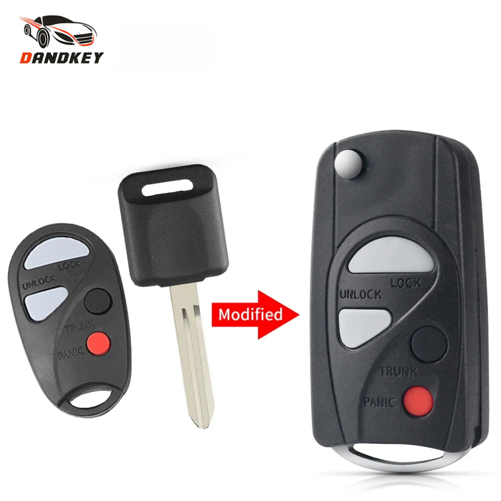 Modified Remote Car Key Shell Fob 4Bnt Case For Nissan Sunny Infiniti Sentra Maxima I30 G20 2000 2001 2002 2003 2004 6935161657142