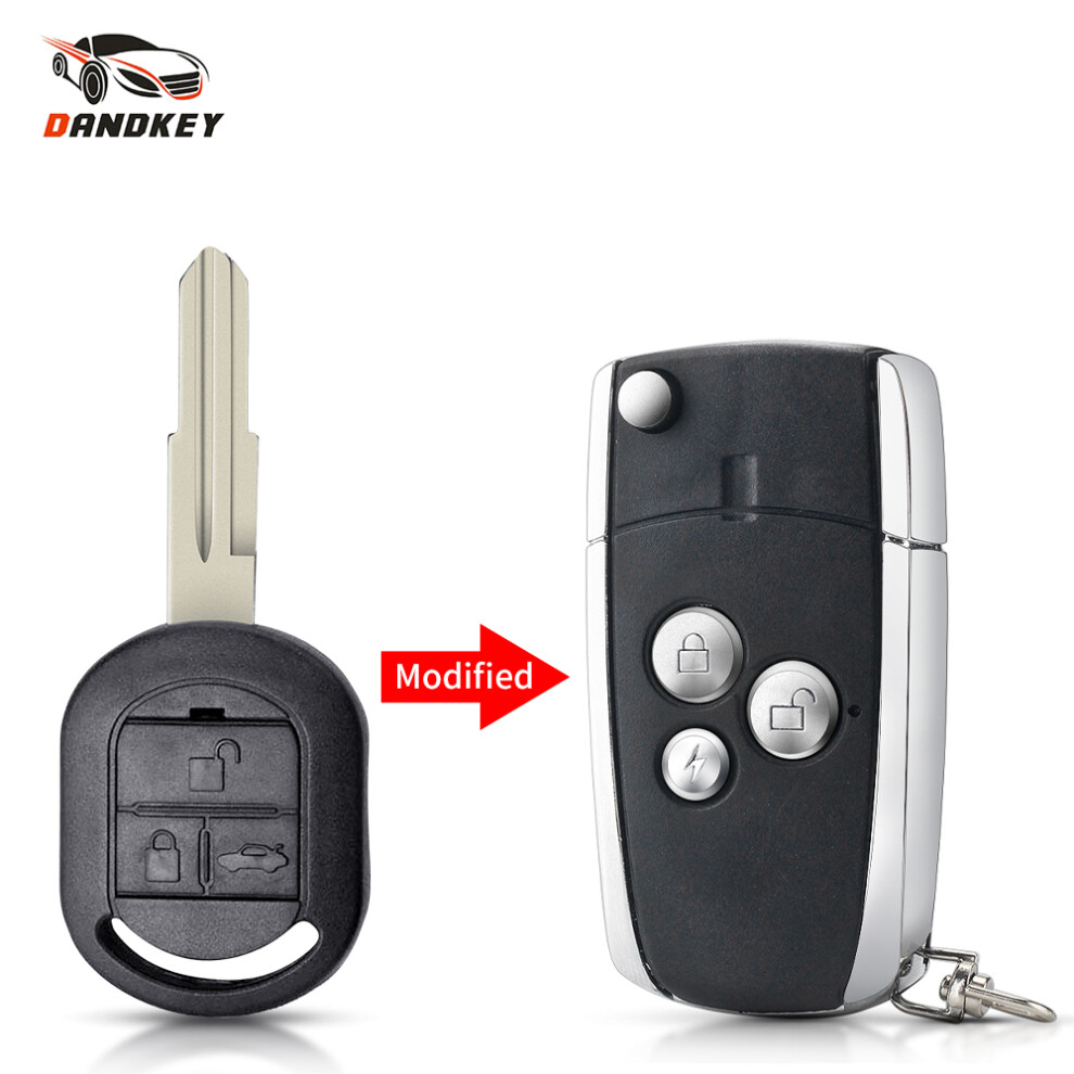 Modified Flip Folding Remote Key Shell For Buick 2003 - 2007 Excelle Hrv Fit Chevrolet Lachetti Car Key Blanks Case Fob 6935161657104
