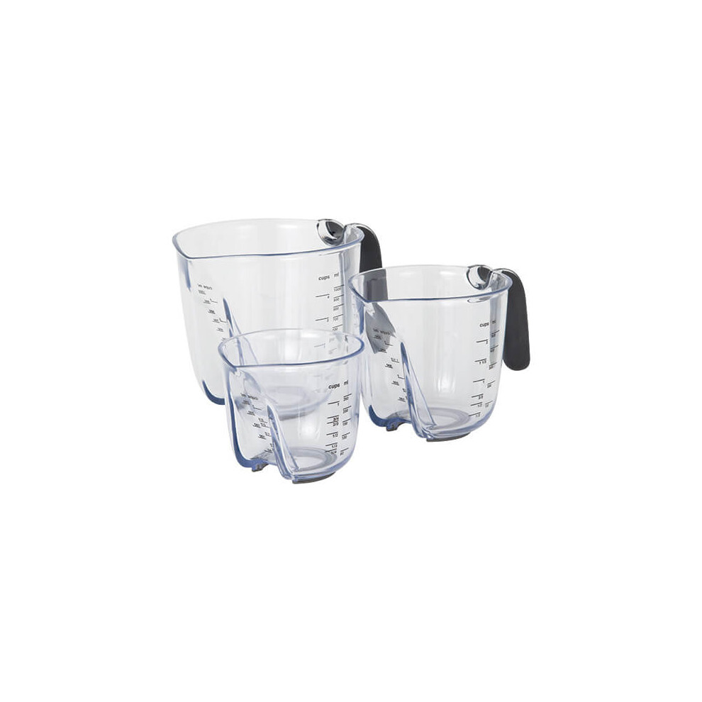 Kitchenaid Set Of 3 Measuring Jugs Matte Black