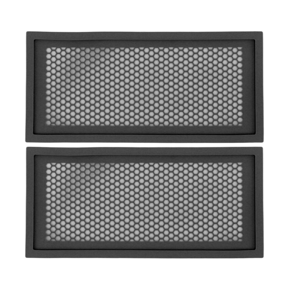 2Pcs Silicone Baby Proof Vent Cover For Floor Debris & Insect Prevention Black