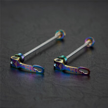 MOTSUV Mountain Bikes Quick Release Skewer Lever Aluminum Alloy Skewer for MTB and Road Bikes Mountain Bike Hub Parts A