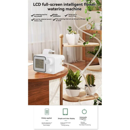 Automatic  Watering Device for Potted Plant Timed Drip Irrigation System Full-Screen Button Garden Drop Arrow Water 1