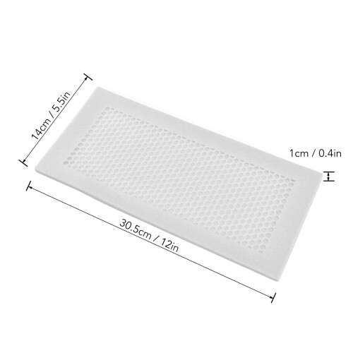 White Silicone Vent Covers for Kids - Safe Air Vents & Blocks Small Objects 1