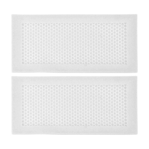 White Silicone Vent Covers for Kids - Safe Air Vents & Blocks Small Objects 2