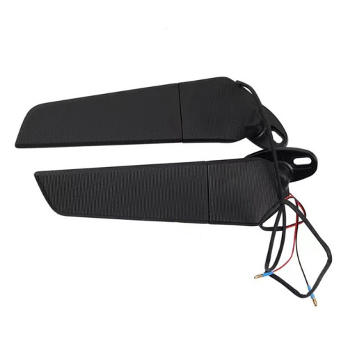 Motorcycle Rearview Mirror with Light Mirror Parts Adjustable Spoiler Reverse Mirror Modified 1