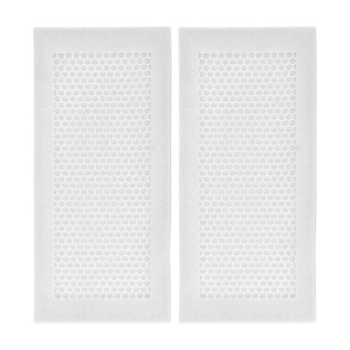 White Silicone Vent Covers for Kids - Safe Air Vents & Blocks Small Objects