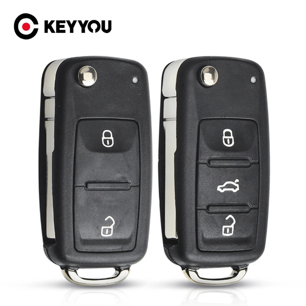 5Pcs Flip Remote Folding Key Shell Case For Vw Volkswagen Tiguan Golf Sagitar Polo Mk6 6935161648096