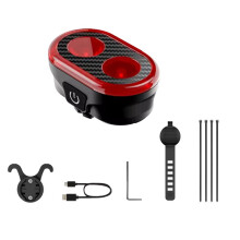 Fahrrad-Rücklicht IPX6 Wasserdichtes Rücklicht Typ-C-Ladegerät 600 MAH Rücklicht Rennradlichter Fahrradzubehör