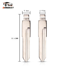 #01 Replacement Car Key Blade For VW Volkswagen Golf Santana Jetta For Audi 100 HU49 Blank Key Uncut Blade Car-styling