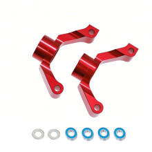 RC Car Upgrade Aluminum Alloy Back Cup (3 Degrees) Kit for 1/10  TT02 RC Car Accessories Red