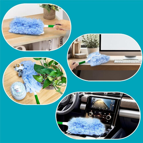 Electrostatic Duster Double-Sided Adsorption Household Duster Multi-Function Replacement Kit Accessories A