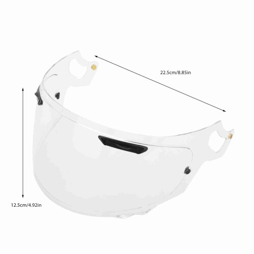 Motorcycle Helmet Visor Replacement, 8 Color Options, Fits Full Face Helmets 1