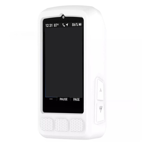 Capa Protetora de Silicone Anticolisão, Capa Protetora Macia para Computador de Bicicleta Wahoo ELEMNT ROAM V3, A