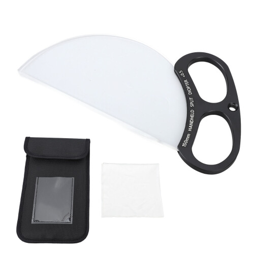 150mm Handheld 1/2 Split Diopter Filter for Photography Special Effects Lens 1