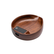 Coffee Bean Weigher, Tea Leaf Scale, Walnut Hand Brewing Electronic Scale Coffee Bean Scale Accurate to 0.1g