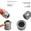 51MM Adjustable Coffee Distributor Coffee Powder Distributor Needle Coffee Powder Stirring Tool Gray 4