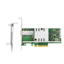 PCIe X8 10G SFP+ Ethernet-Nätverkskortsadapter 82599EN Fiberadapter med en Port för Windows Linux-Servrar