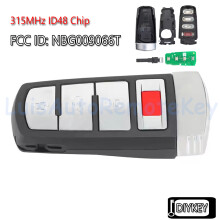 4 Buttons Smart Remote Car Key Fob 315MHz ID48 Chip for Volkswagen Passat CC 2006-2015 FCC ID: NBG009066T, P/N: 3C0 959 752