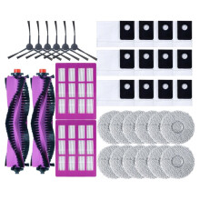 38PCS for J15 Pro Ultra Vacuum Cleaner Spare Parts Main Side Brush Hepa Filter Mop Cloth Dust Bag