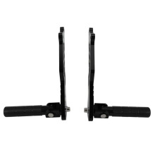 Pedais Traseiros com Suporte para Pedal para Bicicleta Elétrica Talaria MX3 MX4 MX5, Apoios para Os Pés Dobráveis e Antiderrapantes