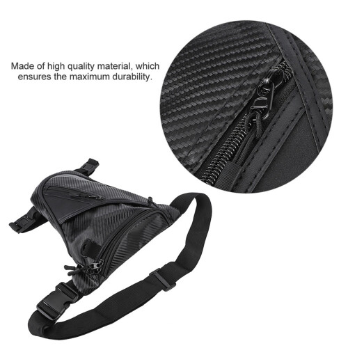 Reflective Strip Motorcycle Leg Bag 1