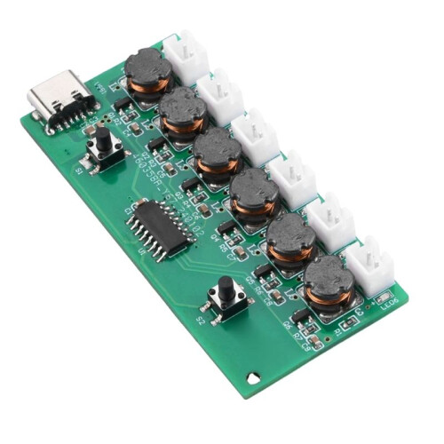 Six-Spray Humidifier Module, Atomizer Control Board, USB Interface, Atomizer Driver Circuit Board 10 Pieces 1