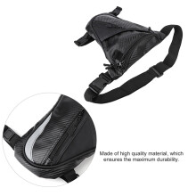 Carbon Fibre Style Motorcycle Leg Bag
