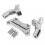 Guiador Retrátil Alto Cromado de 4 Polegadas com Braçadeira Superior para Guidão de Alumínio CNC de 4 Polegadas para  Tour Glide Dyna Road King 5