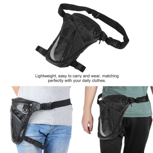 Night Safe Motorcycle Leg Bag Men 2