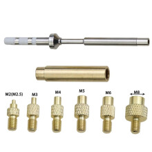 Heat Insert Nut Iron Tip Heat Set Insert Tool Soldering TS100 Iron Tip 3D Printing Modify Finishing Tool Brass Thread