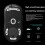 Replacement Mouse Feet for  GPW 1th Super Smooth Polished Surface Mouse Feet Black 3