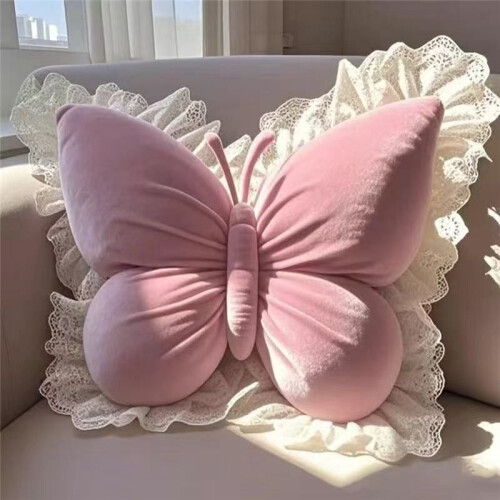 Princesa Borboleta Almofada de Escritório Sala de Estar Quarto Carro Sofá Almofada Casa Nova Almofada Quarto Roxo 2