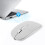 Wireless Rechargeable Optical Mouse M103, 800-1600dpi, Silver 9