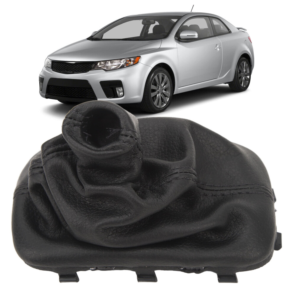 Gear Shift Knob Boot Cover For Kia Forte 2010-2013 (Artificial Leather) 4951388283225