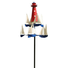 Escultura de Viento de Arte, DiseñO úNico, Decoraciones de JardíN al Aire Libre para Molinos de Viento de Velero, Bien Moral, Regalos