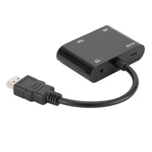 1080P 1 in 1 Out HD zu VGA HD-Konverter Computerprojektion zu TV-Adapter FüR HD-Produkte zum Anschluss Von VGA-Produkten