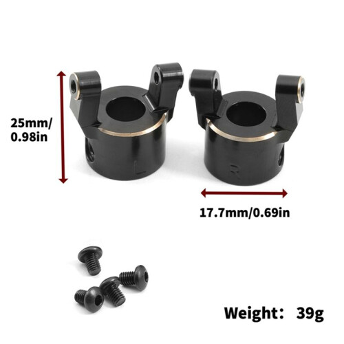 1 Pair for 1/10 Simulation Model Car Axial SCX10PROC  AXI03028 Frame Brass C 2
