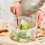 Manual Salad Spinner 3L 20.5x20.5x12.5cm White 9