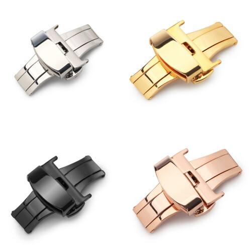 Silver 304L Stainless Steel Non-Automatic Elastic Belt Buckle 1