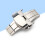 Silver 304L Stainless Steel Non-Automatic Elastic Belt Buckle 11