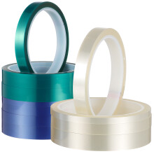 24Rolls Pet Heat Tape Assorted Color High Temperature Transfer Tape