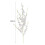 Orchidea artificiale in seta stelo lungo 110 cm 80 g bianca 2
