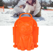 Clip per palla di neve e stampo per sabbia in plastica Gioco da neve all'aperto 16x7x22cm