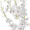 Orchidea artificiale in seta stelo lungo 110 cm 80 g bianca 9